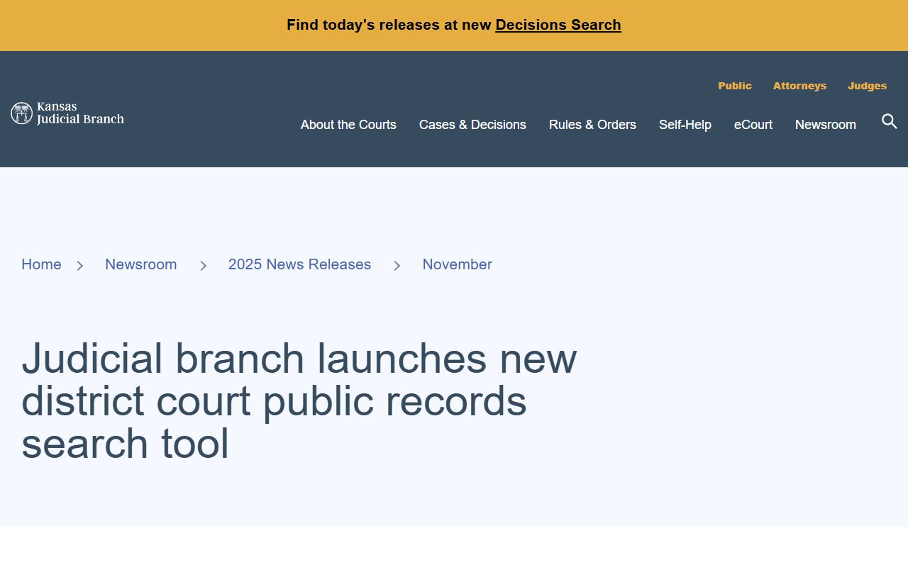 Smith County court records Kansas CaseSearch portal