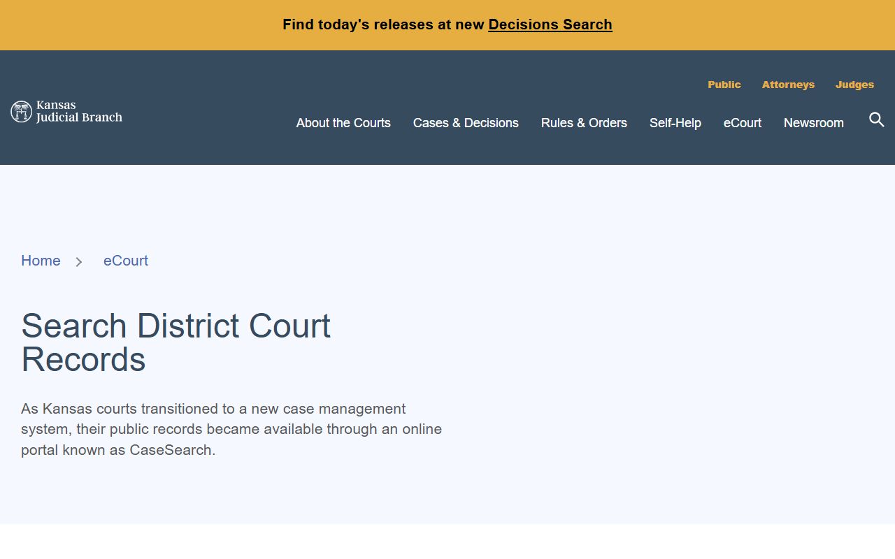 Smith County court records Kansas district court records access