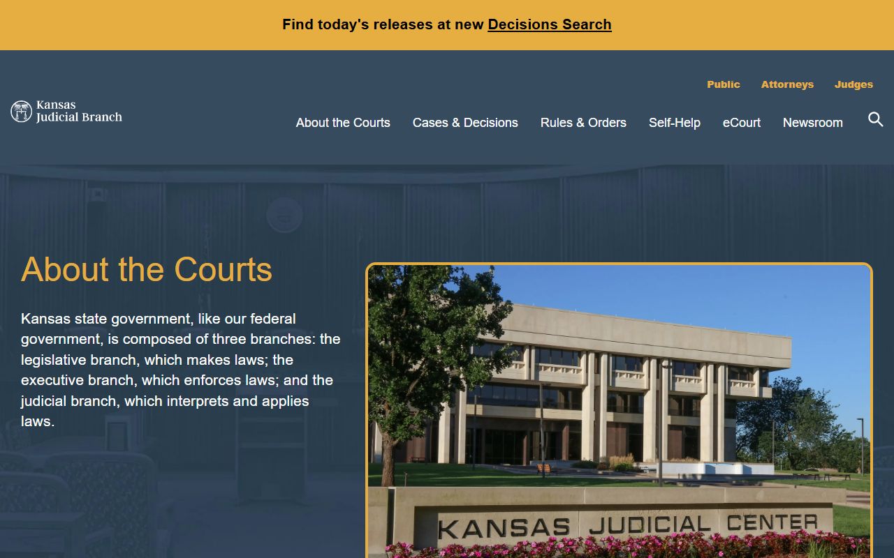 Smith County court records Kansas court system overview